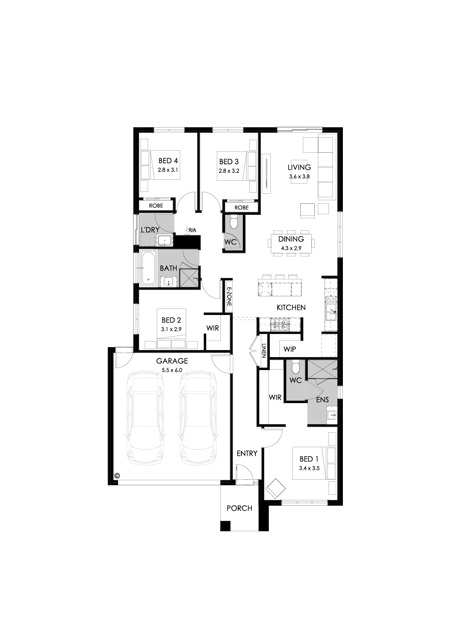 20  Floor Floorplan (Standard)