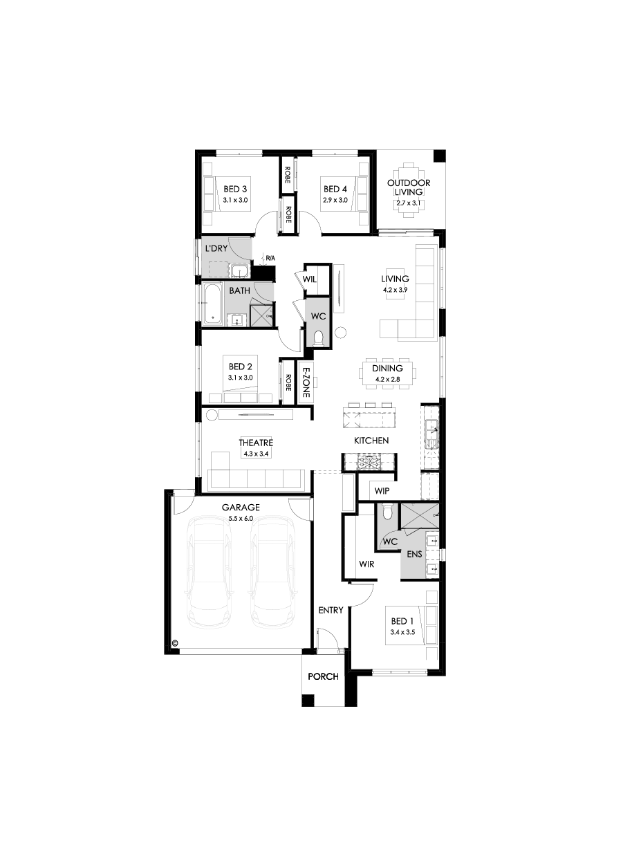 23  Floor Floorplan (Standard)
