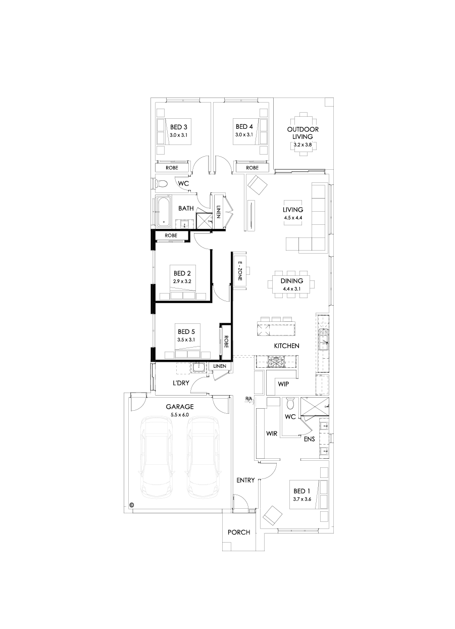 26  Floor Floorplan (5th bedroom)