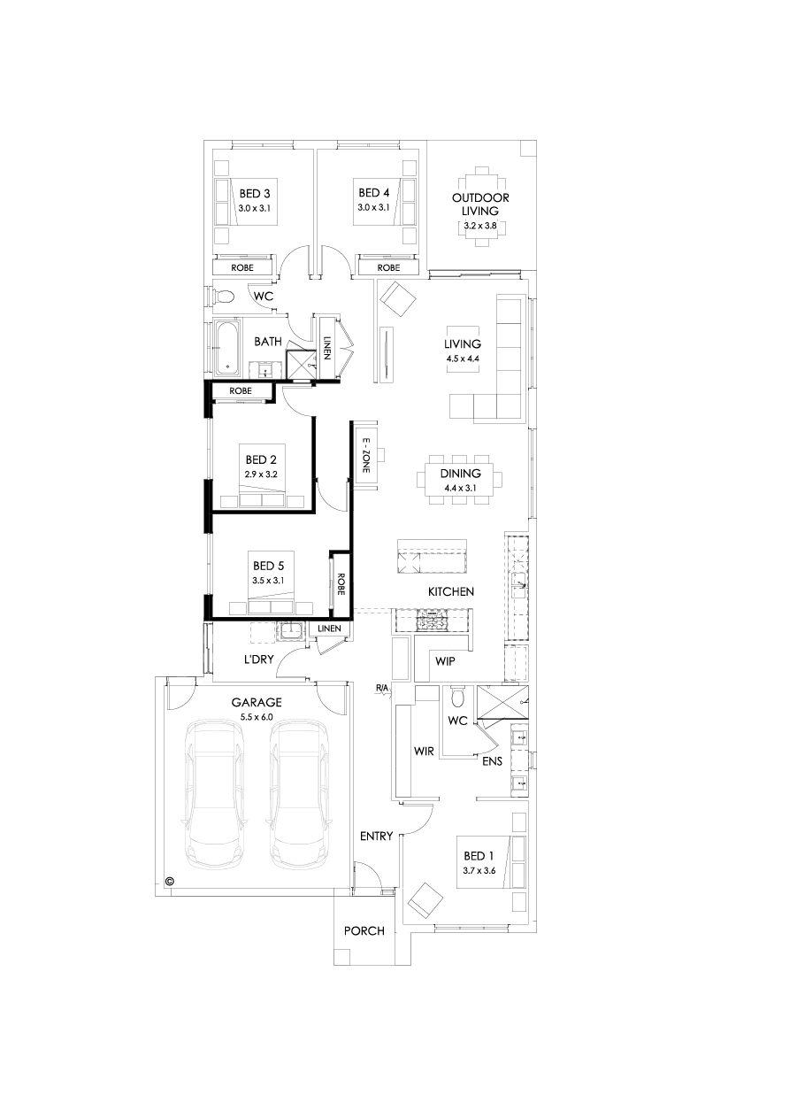 26  Floor Floorplan (5th bedroom)