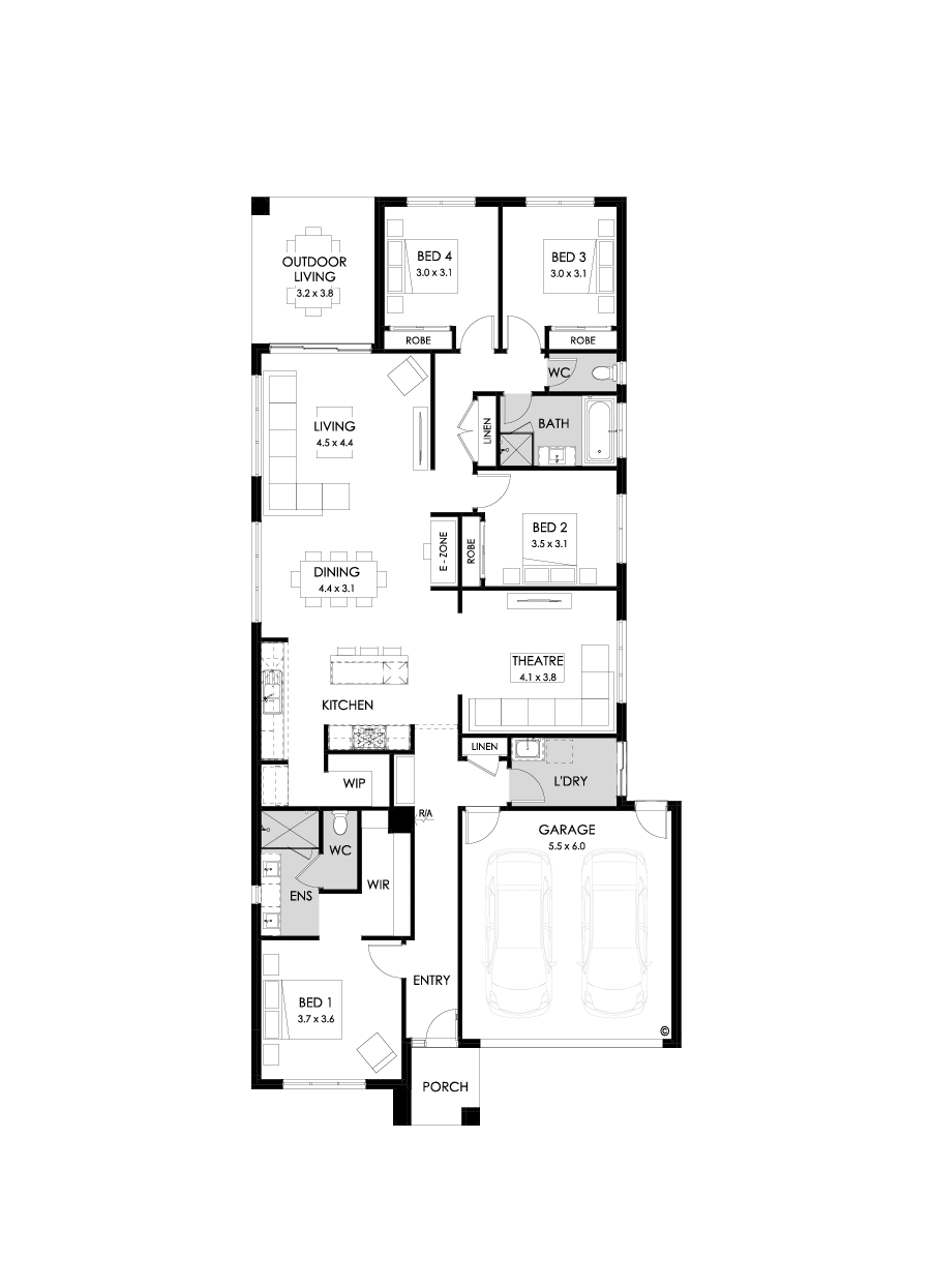 26  Floor Floorplan (Standard - Flipped)